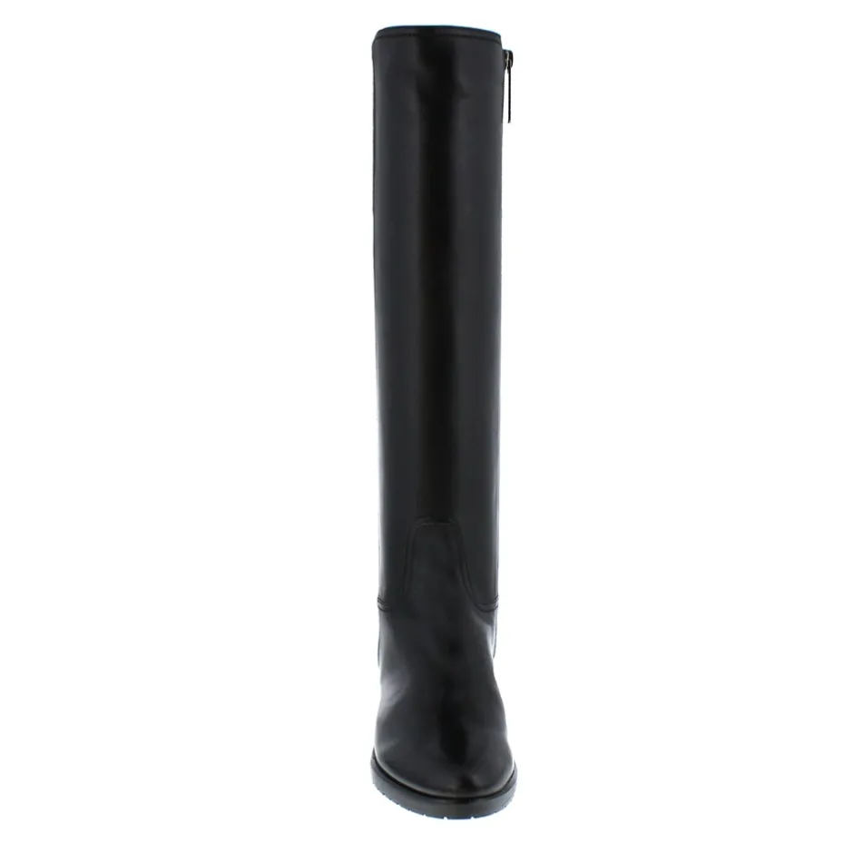 Lara Black Leather Knee-High Boots<Carl Scarpa Flash Sale
