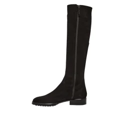 Lara Black Suede Knee-High Boots<Carl Scarpa New