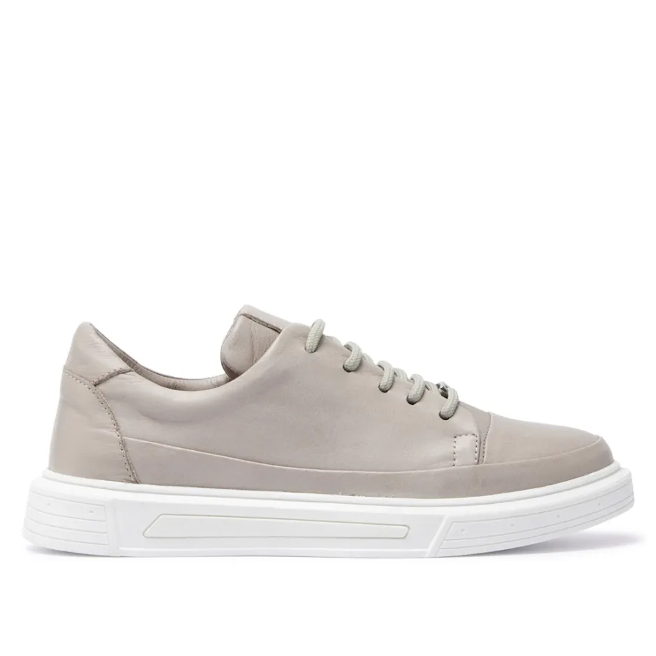 Lenotti Grey Leather Leisure<Carl Scarpa Flash Sale