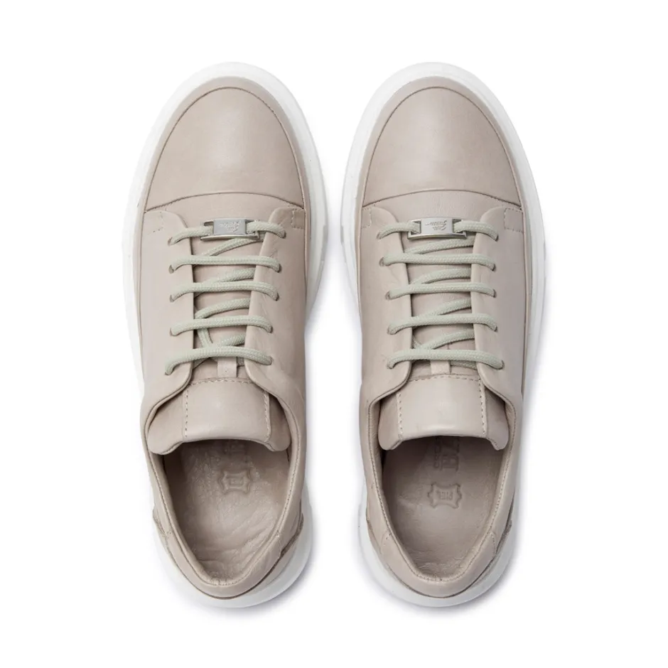 Lenotti Grey Leather Leisure<Carl Scarpa Flash Sale