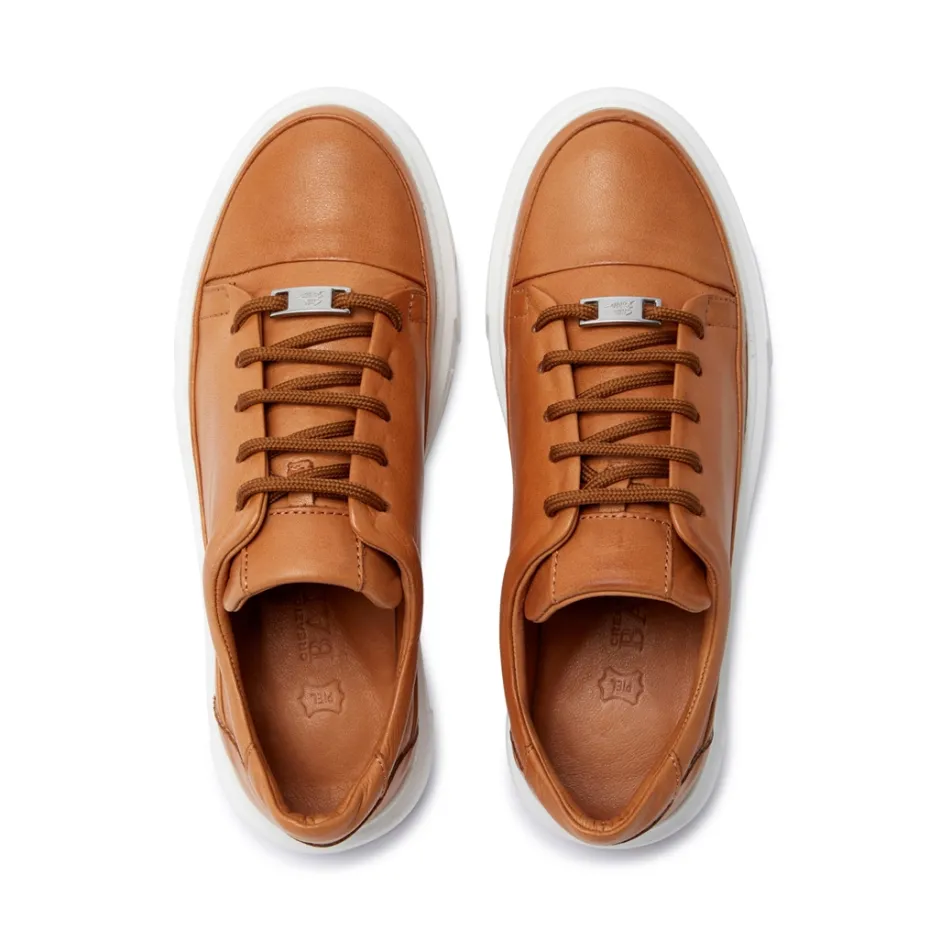 Lenotti Tan Leather Leisure<Carl Scarpa New
