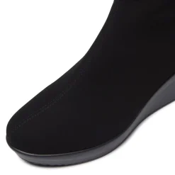 Lentini Black Stretch Ankle Boots<Carl Scarpa Discount
