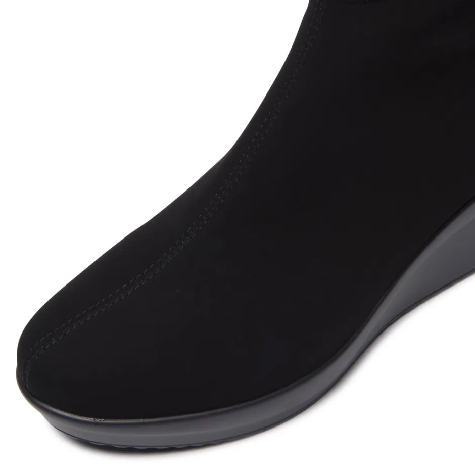 Lentini Black Stretch Ankle Boots<Carl Scarpa Discount