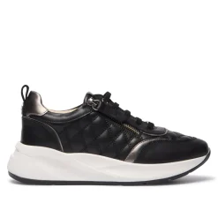 Lestina Black Leather Leisure<Carl Scarpa Store