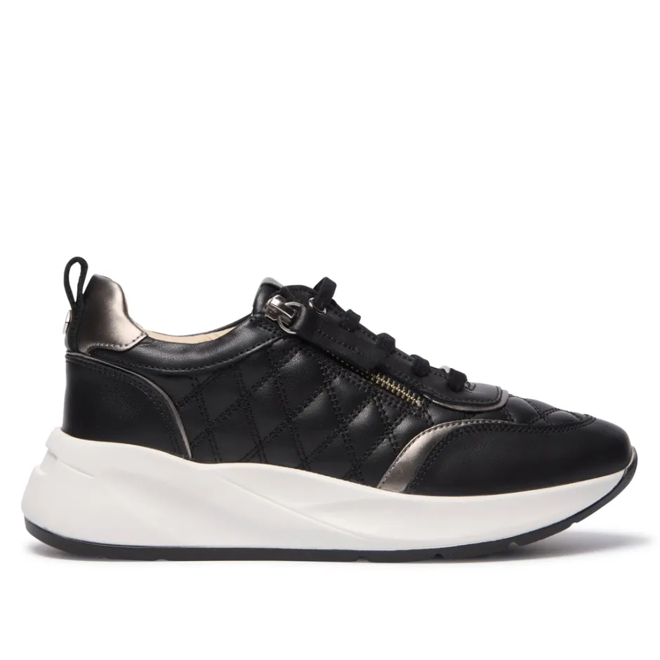 Lestina Black Leather Leisure<Carl Scarpa Store