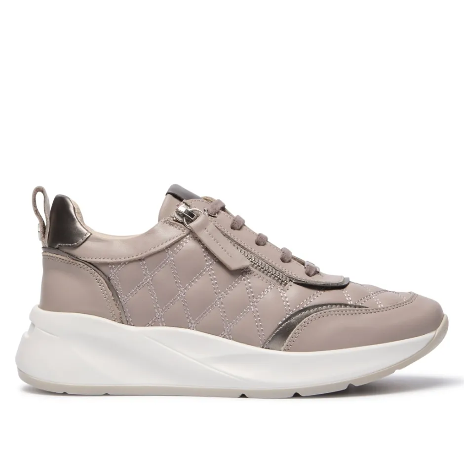 Lestina Grey Leather Leisure<Carl Scarpa Outlet