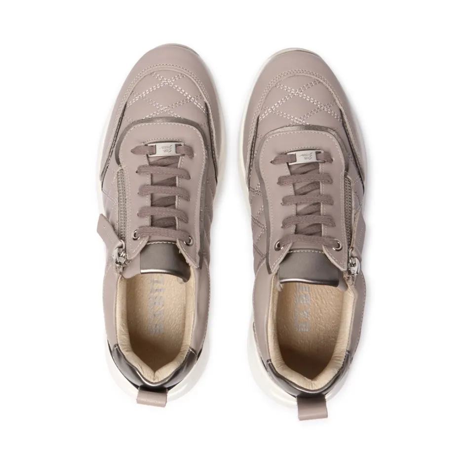 Lestina Grey Leather Leisure<Carl Scarpa Outlet