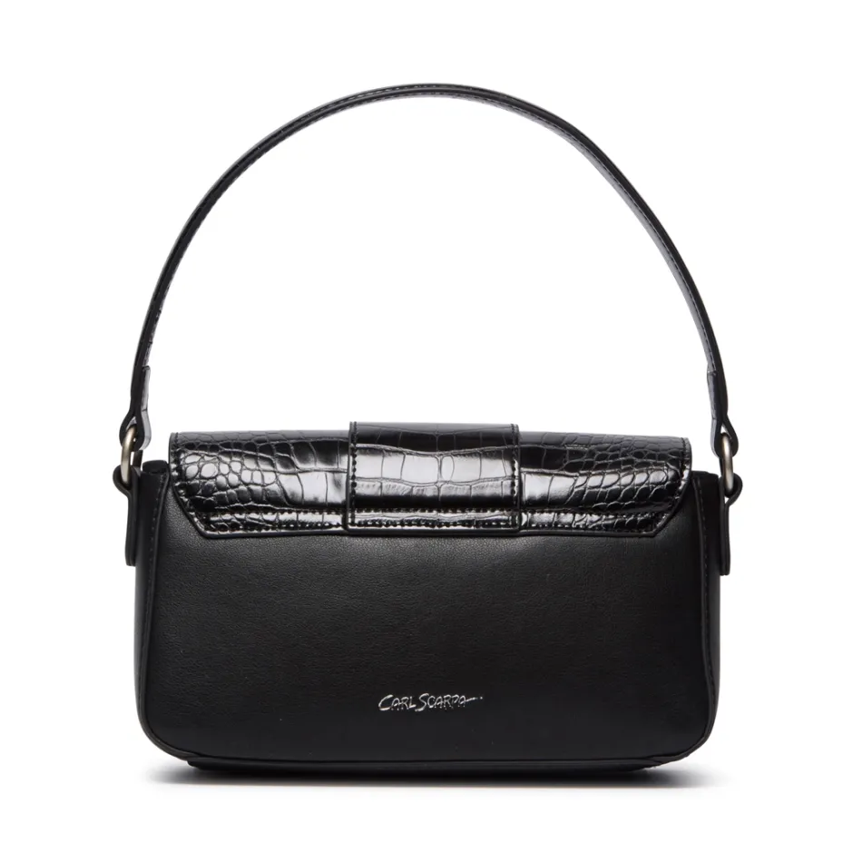 Listini Black Croc Handbag<Carl Scarpa Fashion