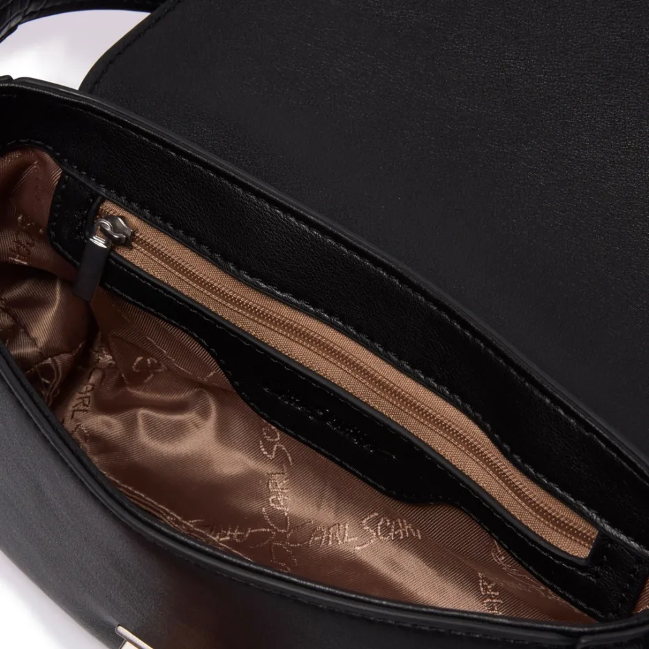 Listini Black Croc Handbag<Carl Scarpa Fashion