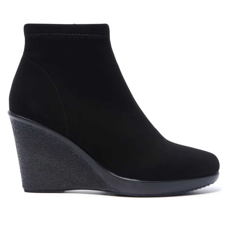 Livia Black Stretch Ankle Boot<Carl Scarpa Cheap