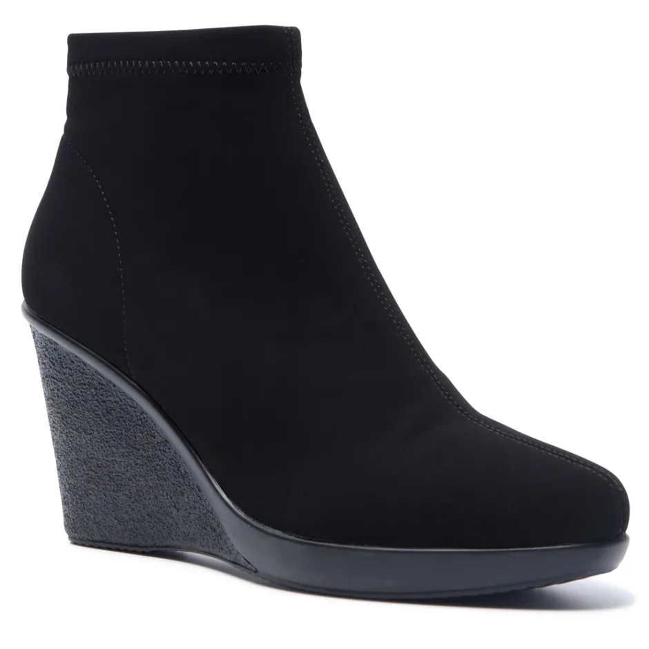 Livia Black Stretch Ankle Boot<Carl Scarpa Cheap