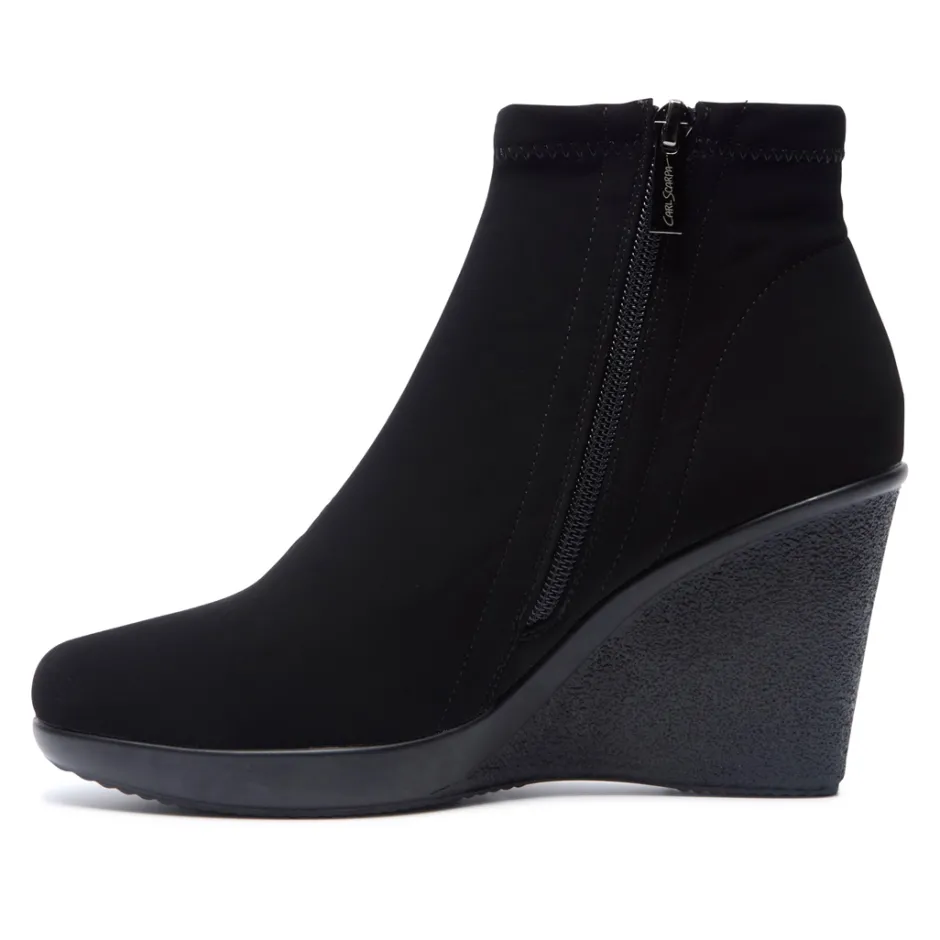 Livia Black Stretch Ankle Boot<Carl Scarpa Cheap