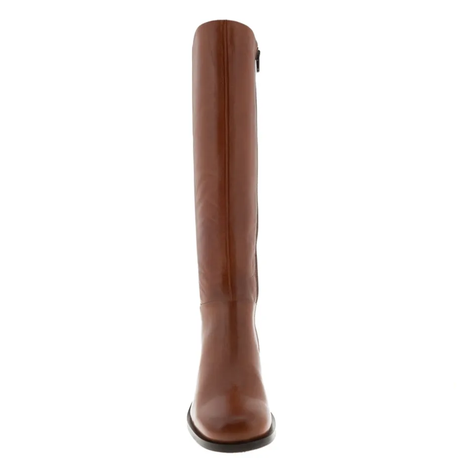 Losanna Tan Leather Knee High Boots<Carl Scarpa Shop