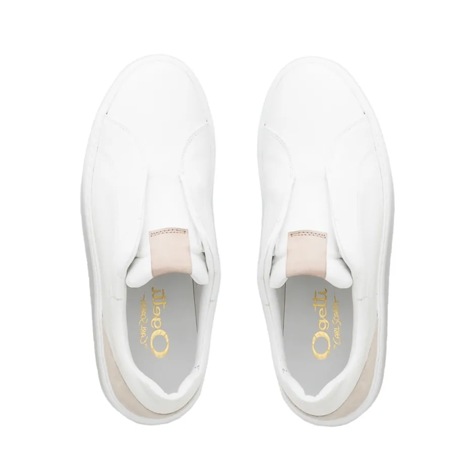 Mabel White Leather Trainers<Carl Scarpa Cheap