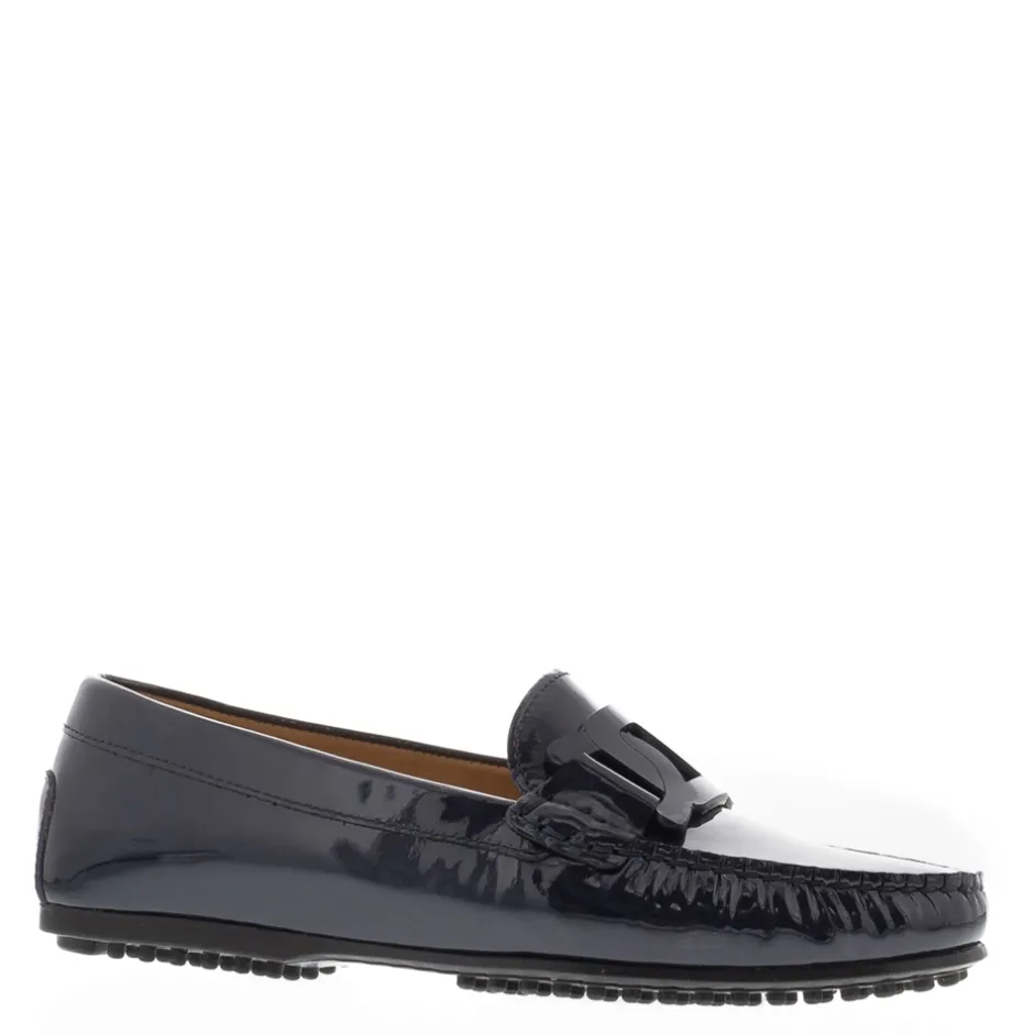Martedi Navy Leather Penny Loafers<Carl Scarpa Best Sale