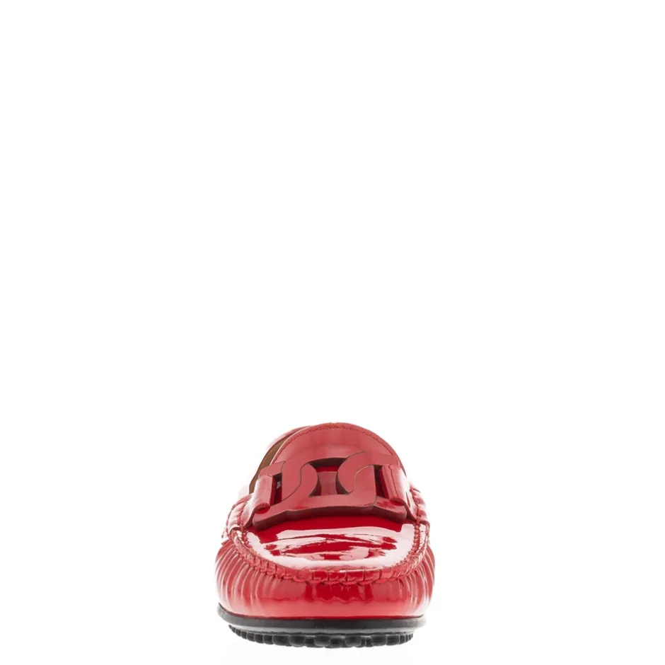Martedi Red Leather Penny Loafers<Carl Scarpa Clearance