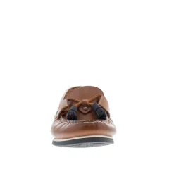 Matteo Tan Leather Deck Shoes<Carl Scarpa Store