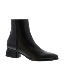 Megan Black Leather Ankle Boots<Carl Scarpa Cheap