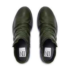 Natalia Green Leather Ankle Boots<Carl Scarpa Sale
