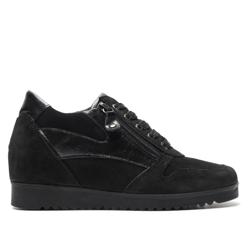 Nemoli Black Leather Trainers<Carl Scarpa Flash Sale