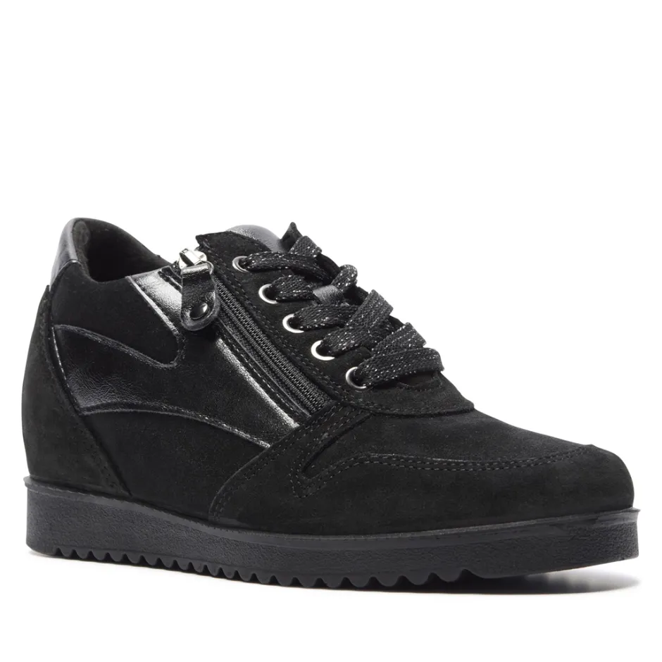 Nemoli Black Leather Trainers<Carl Scarpa Flash Sale