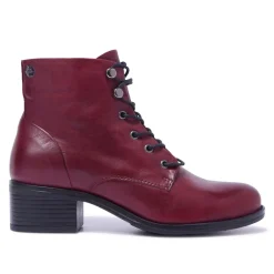 Ocean Bordo Leather Ankle Boots<Carl Scarpa Shop