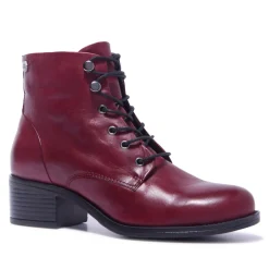 Ocean Bordo Leather Ankle Boots<Carl Scarpa Shop