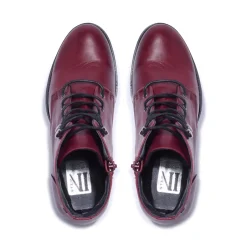 Ocean Bordo Leather Ankle Boots<Carl Scarpa Shop