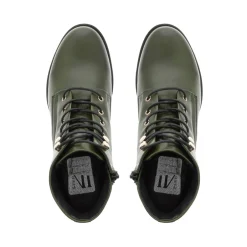 Ocean Green Leather Lace Up Ankle Boots<Carl Scarpa Fashion