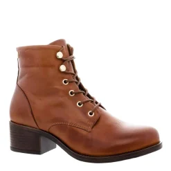 Ocean Tan Leather Lace Up Ankle Boots<Carl Scarpa Cheap