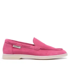 Omilie Fuchsia Suede Slip-On Loafers<Carl Scarpa Flash Sale