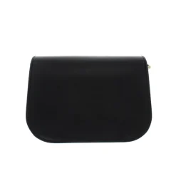 Orsina Black Italian Leather Shoulder Bag<Carl Scarpa Cheap