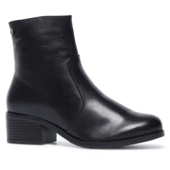Orvieto Black Leather Ankle Boots<Carl Scarpa Best