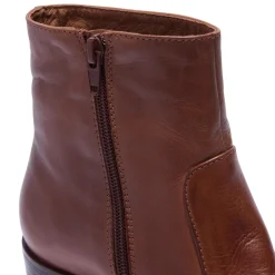 Orvieto Tan Leather Ankle Boots<Carl Scarpa Shop