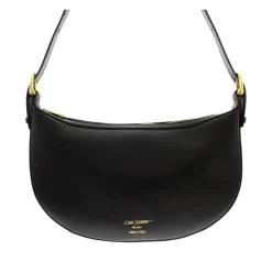 Osoppo Black Leather Shoulder Bag<Carl Scarpa Cheap