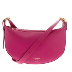 Osoppo Fuchsia Leather Shoulder Bag<Carl Scarpa Best