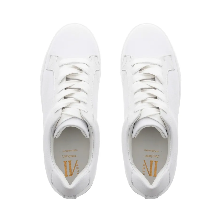Padova White Leather Platform Trainers<Carl Scarpa Flash Sale