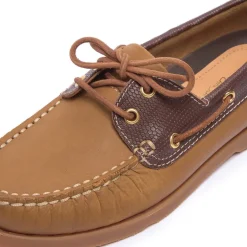 Palazzo Tan Leather Loafers<Carl Scarpa Sale