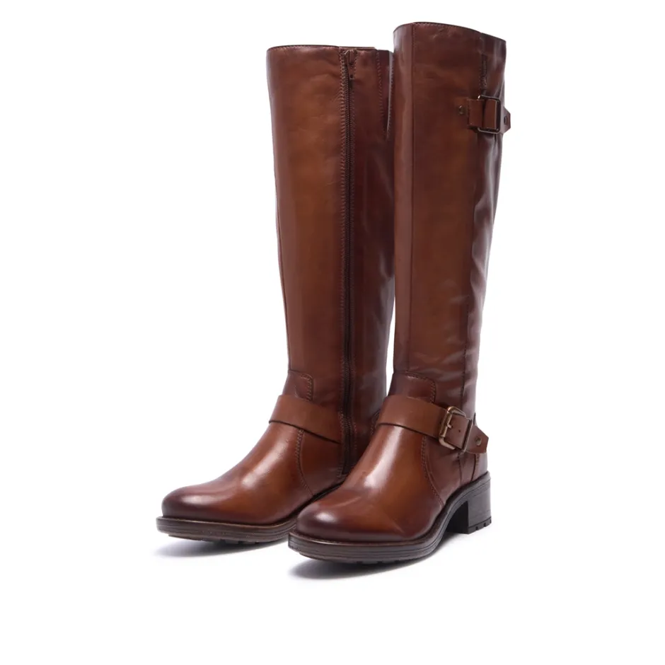 Percile Tan Leather Boots<Carl Scarpa Best Sale