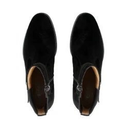 Pollenzo Black Suede Ankle Boots<Carl Scarpa Fashion