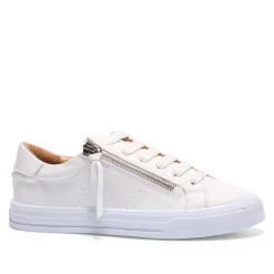 Ravi White Leather Flat Trainers<Carl Scarpa Sale