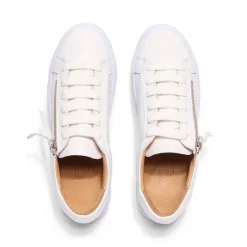 Ravi White Leather Flat Trainers<Carl Scarpa Sale