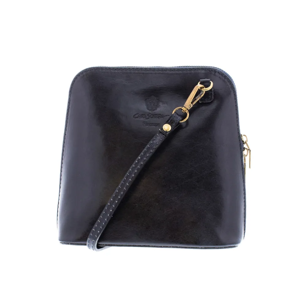 Renata Blue Italian Leather Crossbody Bag<Carl Scarpa Cheap