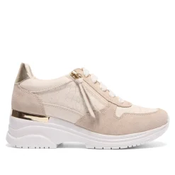 Robyn Cream Leather Chunky Trainers<Carl Scarpa Online