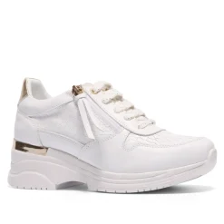 Robyn White Leather Chunky Trainers<Carl Scarpa Shop