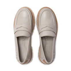 Rolita Grey Leather Loafers<Carl Scarpa Store