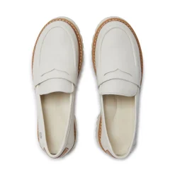 Rolita Off White Leather Loafers<Carl Scarpa Cheap