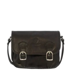 Rosario Black Italian Leather Satchel<Carl Scarpa Best Sale