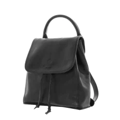 Rosaura Black Italian Leather Backpack<Carl Scarpa Cheap