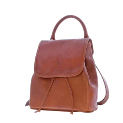Rosaura Tan Italian Leather Backpack<Carl Scarpa New